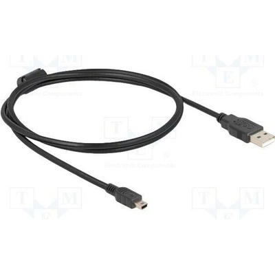 Delock 84912 USB 2.0 USB A vidlice USB B mini vidlice 1m černý