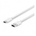 Кабел USB Type A - USB Type C 1м, 2A, силиконов, Бял