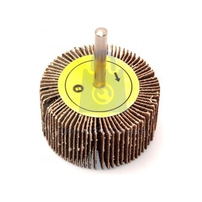 Kotouč lístkový se stopkou, Normal korund 60x30-6 mm / zrno 80, balení 1 ks