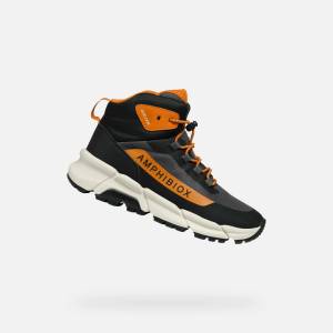 Geox Черни детски обувки за глезена Geox Flexyper Plus Geox | Cheren | Момчешки | 29