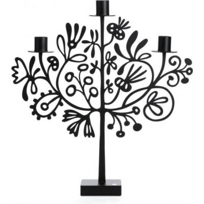 Svícen Lace Candelabra, Bengt & Lotta Švédsko Černá