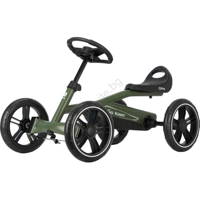 Qplay - Детска четириколка GO KART зелена (AG1148)