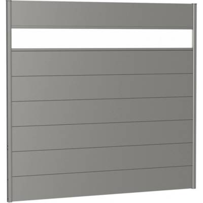 Biohort Stěnové panely pro ochranu soukromí s akrylovým sklem Akryl s akrylovým sklem, vel. 135 x 180, šedý křemen metalíza