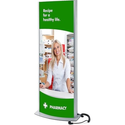 A-Z Reklama CZ Reklamní LED světelný Totem - DESIGN ARCUATO 2xA1 – Zboží Dáma