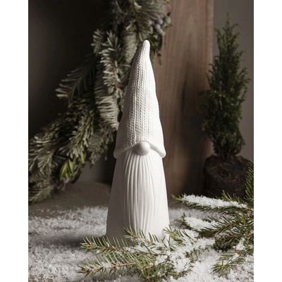 Storefactory Scandinavia Keramická dekorace Santa Kurt 22 cm