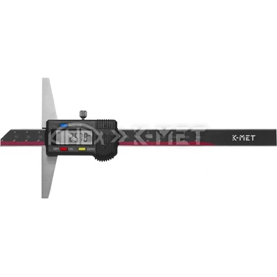 K-MET Дигитален дълбокомер k-met 2050-05-1000 - 1000 мм, 0, 01 мм (2050-05-1000)