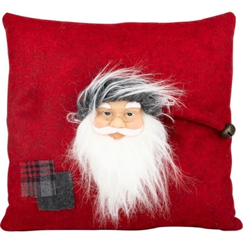 MagicHome Vianočný vankúš Santa 30x30