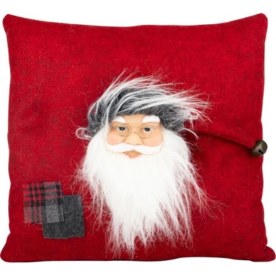 MagicHome Vianočný vankúš Santa 30x30