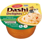 Inaba Foods DASHI допълнителна храна за котки - бульон с аромат на миди и пилешко месо, 70 г