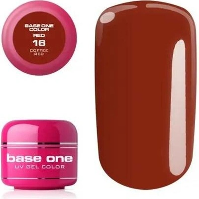 Silcare UV gel Base One Color RED Coffee Red 16 5 g