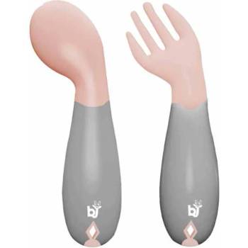 Image 1 of BabyJem Извити прибори за хранене BabyJem - Rose (703)