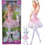 Simba Toys Steffi Doll dancing ballerina + Simba rabbit