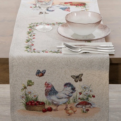 EUROFIRANY GOBELÍNOVÝ BEHÚŇ FOWL 40X100 CM