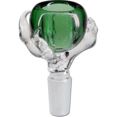 WeedShop Skleněný kotlík 14.5 mm Claw Zelená – Zboží Mobilmania