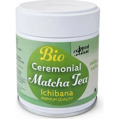 Goodwei Bio matcha Ichibana první sklizeň dóza 40 g