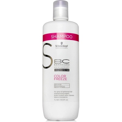 Schwarzkopf Professional BC Bonacure Color Freeze Silver stříbrný šampon pro blond a melírované vlasy 1000 ml