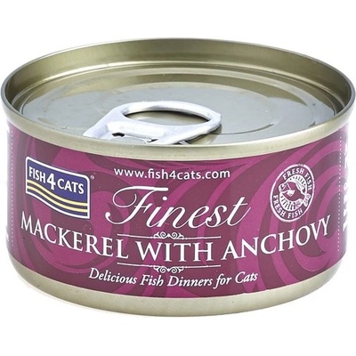 Fish4cats Finest Mackerel & Anchovy 70 g