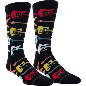 Perri´s socks Чорапи novelty electric guitars crew - black - perri´s socks - psd312-001-o-m