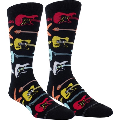 Perri´s socks Чорапи novelty electric guitars crew - black - perri´s socks - psd312-001-o-m