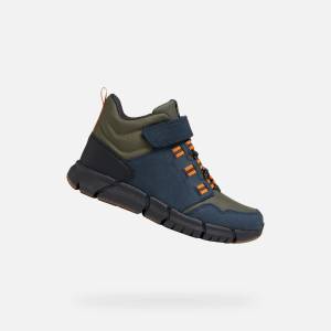 Geox Тъмносини детски високи обувки Geox Flexyper B Abx Geox | Sin | Момчешки | 32