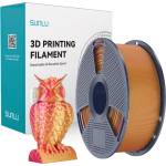 Sunlu PLA+ копринен двуцветен филамент (червен и златен) (PLA+ Silk DC R Go)