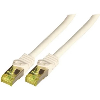 RJ45 Пач корда S-FTP, кат. 6A, LSZH, кат. 7 Raw cable, бяла & mdash; 10 метра (MK7001.10W)