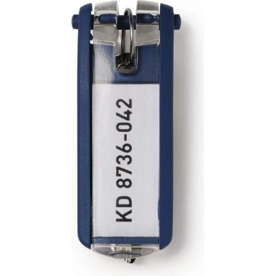 Durable Ключодържатели, резервни, с табелка, 6 броя, тъмноси (6135140054)