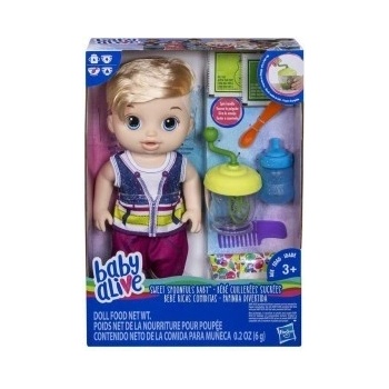 Hasbro Baby Alive Blonďatý chlapec s mixérem