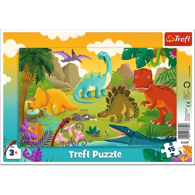 Trefl Dinosauři 15 dielov