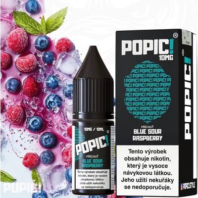 Popič! Salt Blue Sour Raspberry 10 ml 20 mg