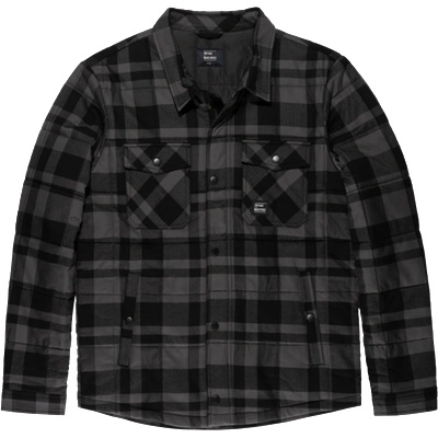 Vintage Industries Яке с фланелена риза Square+, сиво каре (3545.greycheck)