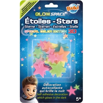 Buki France Светещи в тъмното звездички Buki France - Многоцветни (BKSB51)