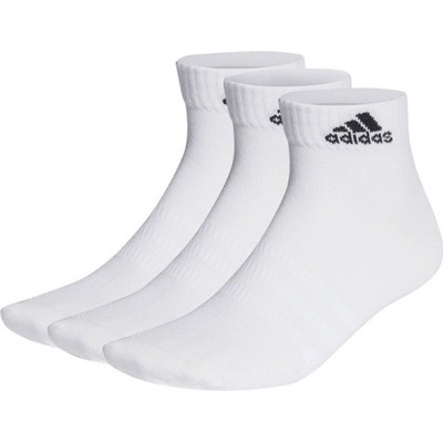 adidas ponožky Cushioned Sportswear Ankle Socks 3 Pairs White