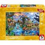 Schmidt Spiele Пъзел Schmidt от 1500 части - Панорама на дивата природа (58866)