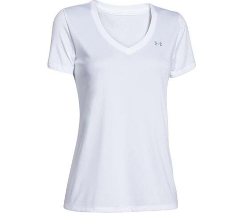 Under Armour Dámské triko Tech SSV Solid white