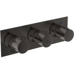 Ideal Standard Ceratherm C100 - Термостатична душ-батерия за вграждане, за 3 уреда, с корпус, Magnetic Grey A7664A5 (A7664A5)
