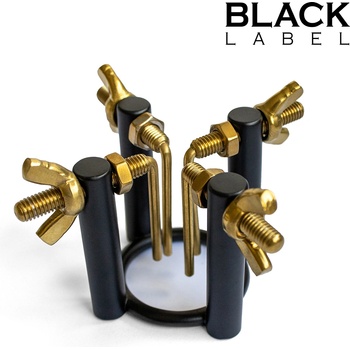 Black Label 4-Way Urethral Stretcher Black-Gold