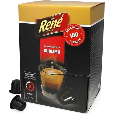 Café René Sublimo kapslí pro Nespresso 100 ks