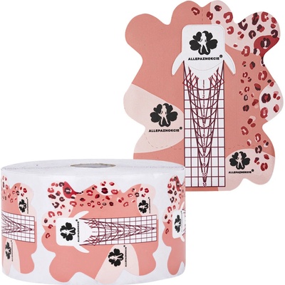 Allepaznokcie Šablóny na nechty Leopard 100 ks