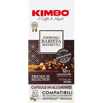 KIMBO Кафе капсули Kimbo Espresso Barista Ristretto съвместими с Nespresso, 10 капсули