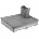 Horecano HOME-Стелаж за чинии регулируем СИВ 30/51x36.5xh17.5cm (100341-HF005-G) (0185197)