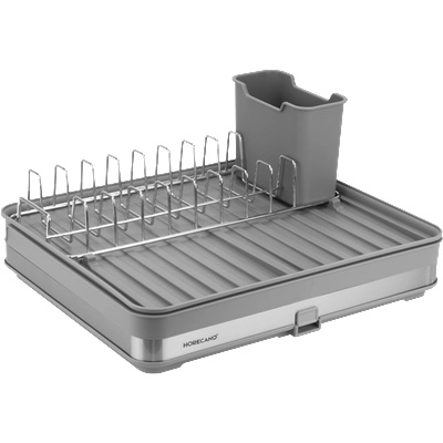 Horecano HOME-Стелаж за чинии регулируем СИВ 30/51x36.5xh17.5cm (100341-HF005-G) (0185197)