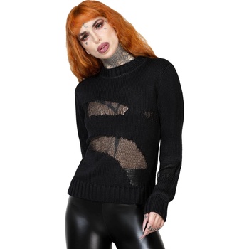Image 1 of KILLSTAR дамски пуловер KILLSTAR - Torn Apart - черно- KSRA009287