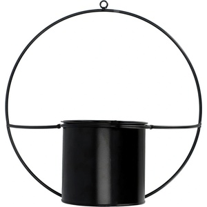 Esschert Design Черен държач за саксии, монтиран на стената Planter - Esschert Design (ZEE-PY147)