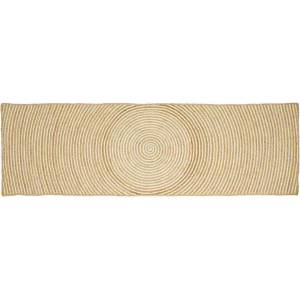 vidaXL Килим за площ Бяло 80 x 250 cm юта (42010716)