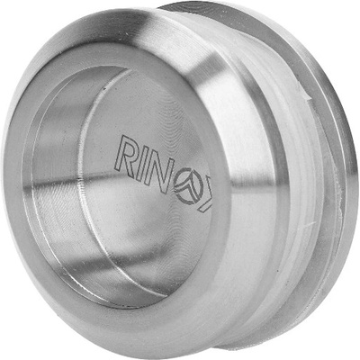 Nerezové madlo na dveře (ø 58mm), na sklo 8-12mm, broušená nerez K320 /AISI304