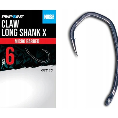 Nash Háčky Curve Shank Barbless 10 ks - vel.4