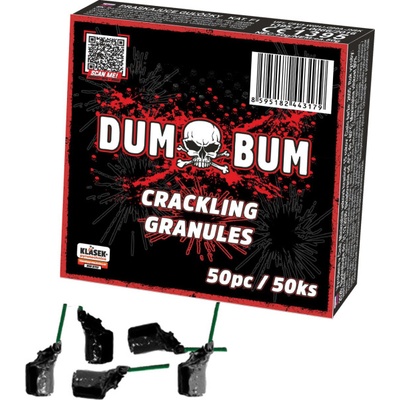 Klasek pyrotechnics dumbum crackling granules 50 ks