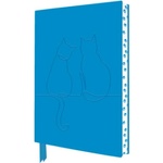 Flame Tree Publishing Two Happy Cats Artisan Art Notebook (Flame Tree Journals) | Flame Tree Publishing