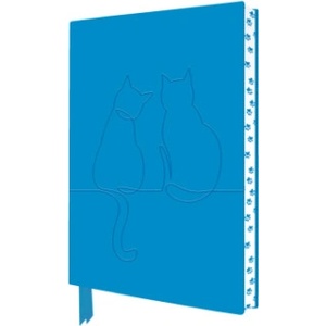 Flame Tree Publishing Two Happy Cats Artisan Art Notebook (Flame Tree Journals) | Flame Tree Publishing